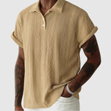 Adrian – Měkké pletené polo s texturovaným vzorem