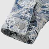 Šimon – Žakárové sako s volnou siluetou a texturovanými detaily