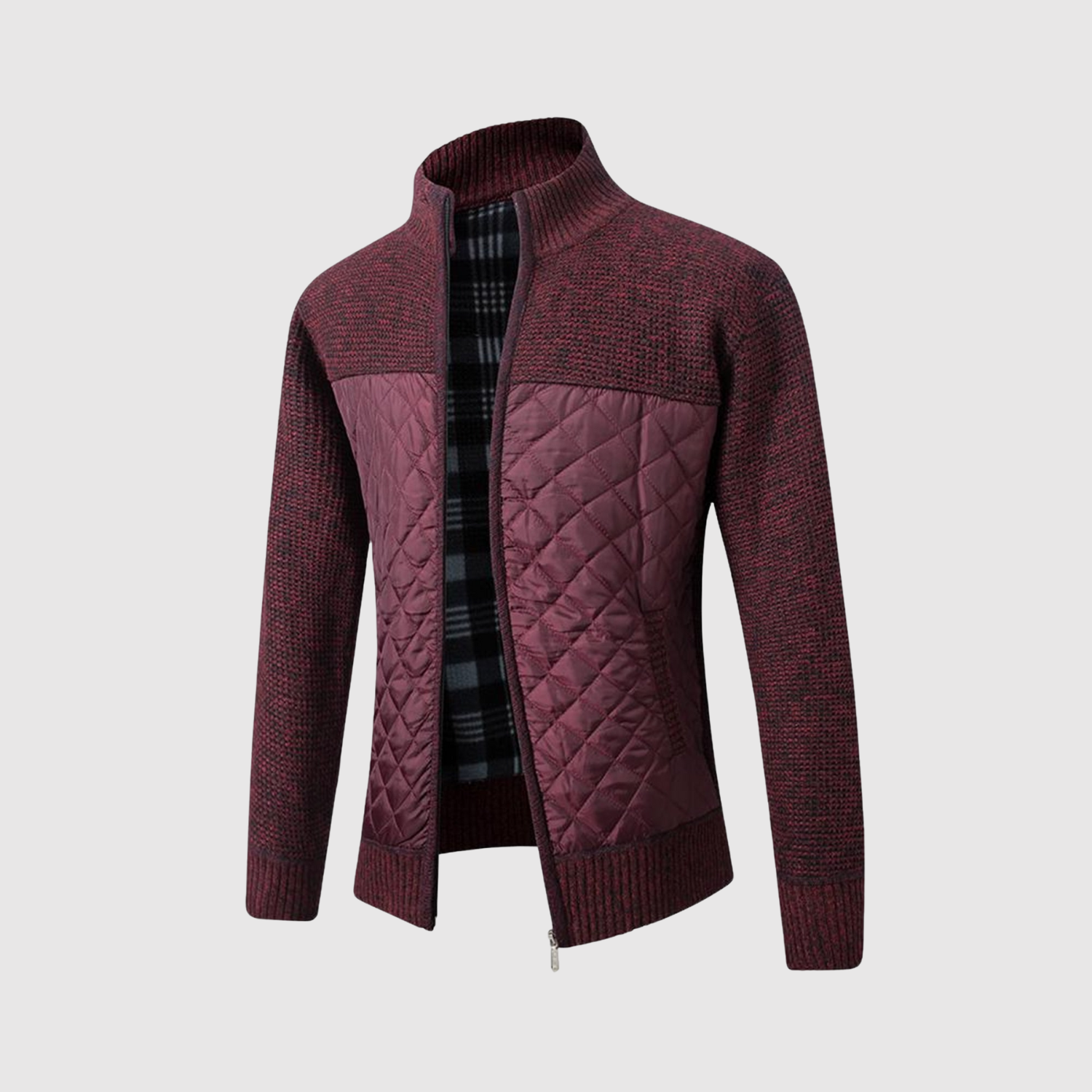 Šimon – Stylová pánská bunda s pletenými prvky