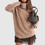 Natálie - Elegantní set: pletený svetr a šaty