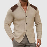 Šimon – Stylový pletený kardigan s kontrastními rameny