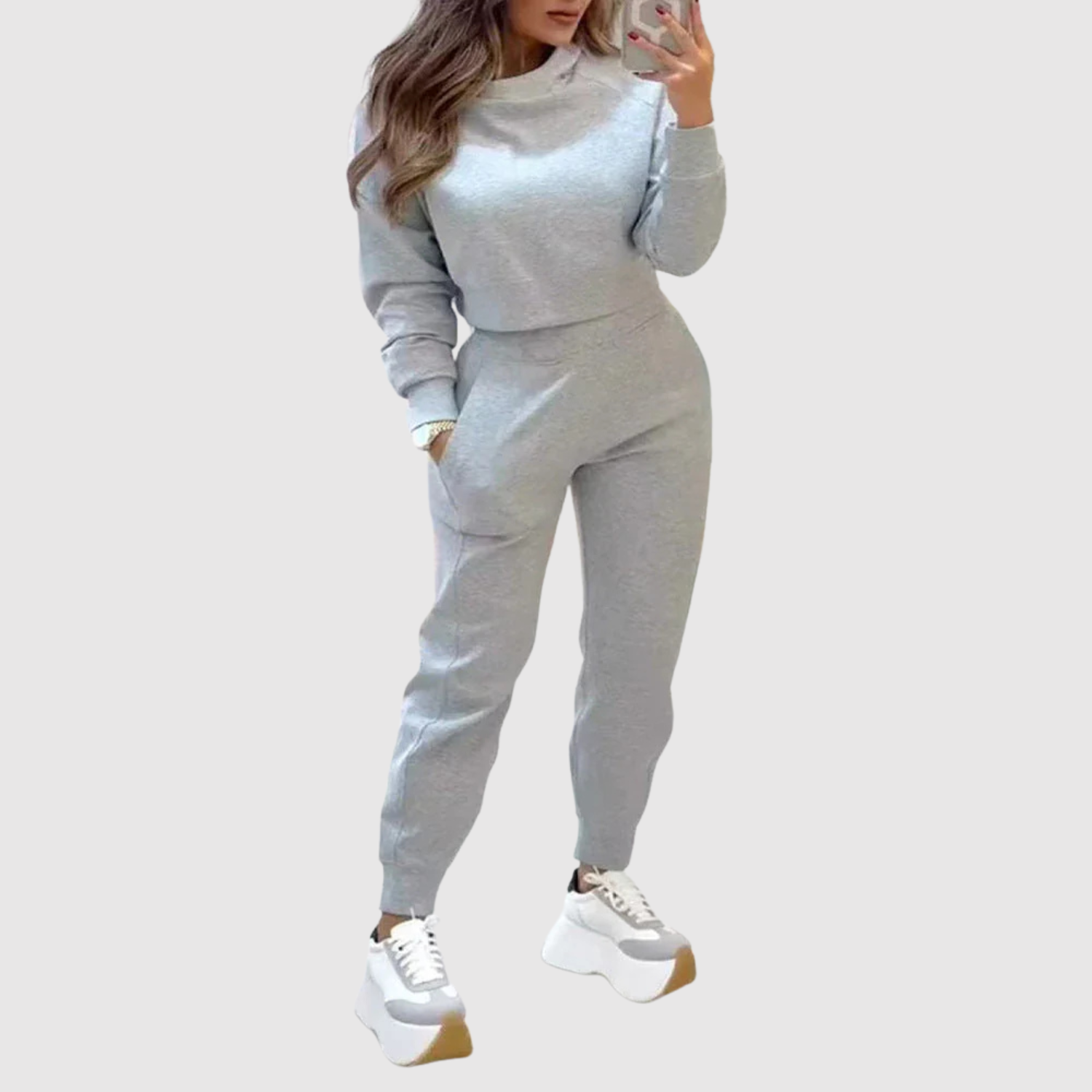 Natálie - Dámský každodenní dvoudílný outfit