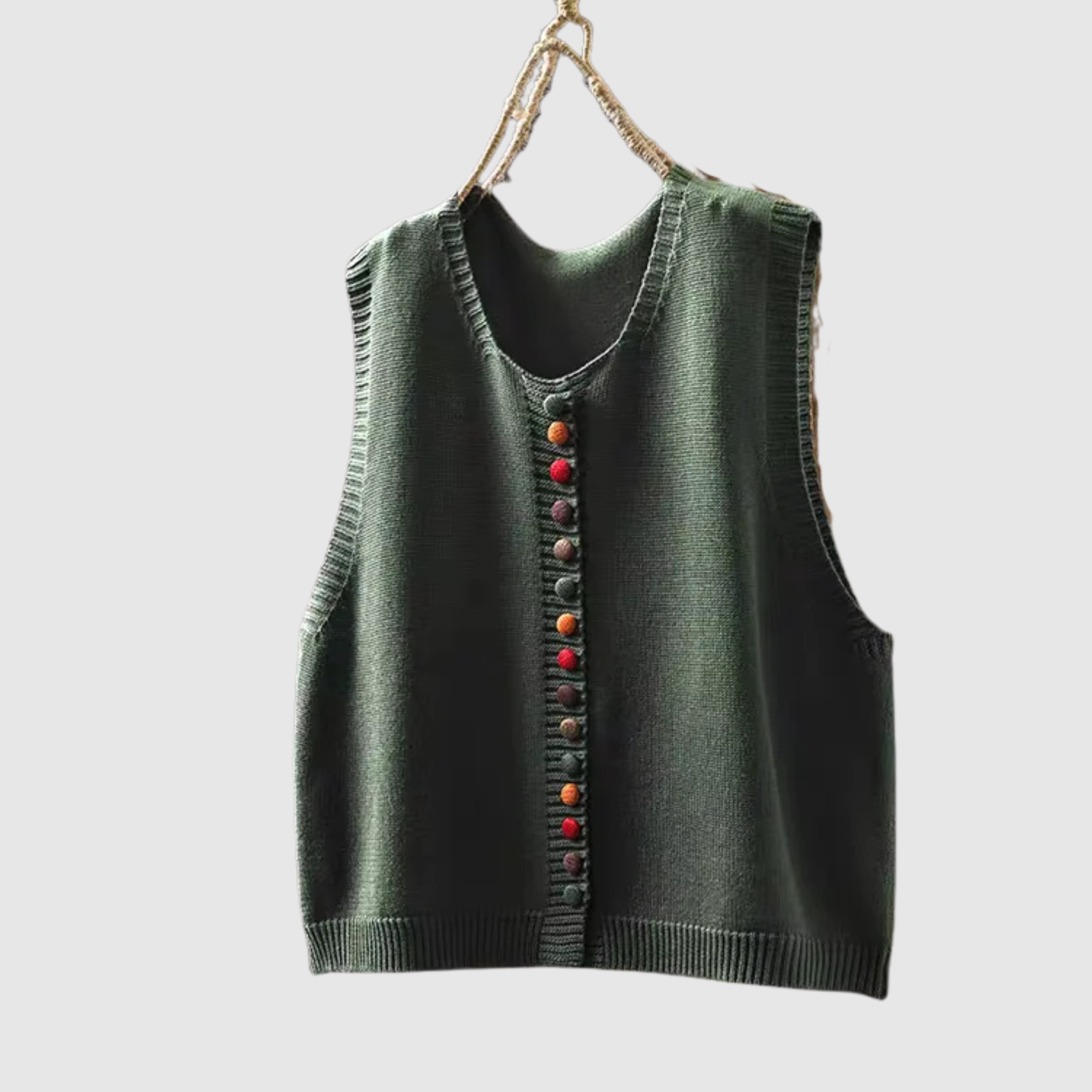 Nora - Boho cardigan s knoflíky a vintage prvky