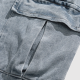 Bruno – Relaxed Fit Cargo Jeans with Elastic Waist