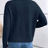 Nora™ | Pletený svetr s krajkovými detaily