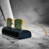 Alex – Retro čtvercové sluneční brýle s šarmem