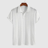 Adrian – Měkké pletené polo s texturovaným vzorem