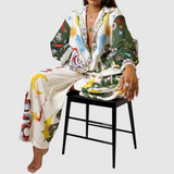 Natálie – Kombinéza s barevným vzorem