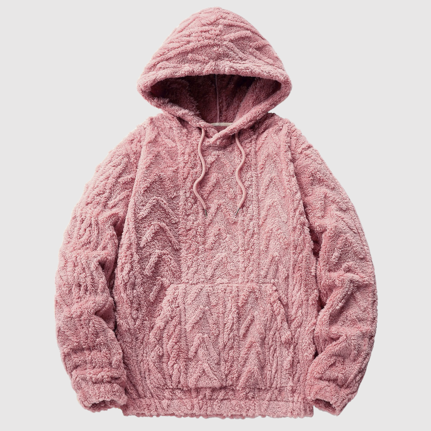 Nina – Měkká Teddy Mikina s Kabelovým Vzorem