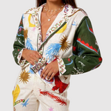 Natálie – Kombinéza s barevným vzorem