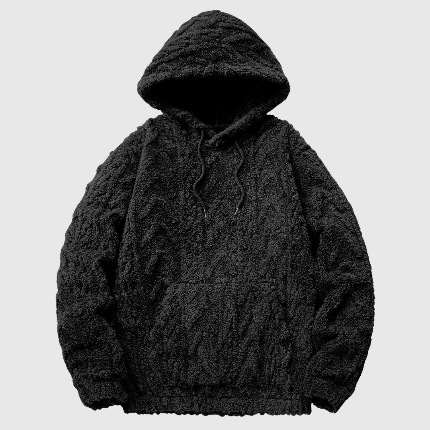 Nina – Měkká Teddy Mikina s Kabelovým Vzorem