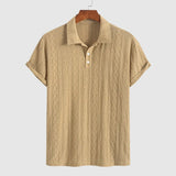 Adrian – Měkké pletené polo s texturovaným vzorem