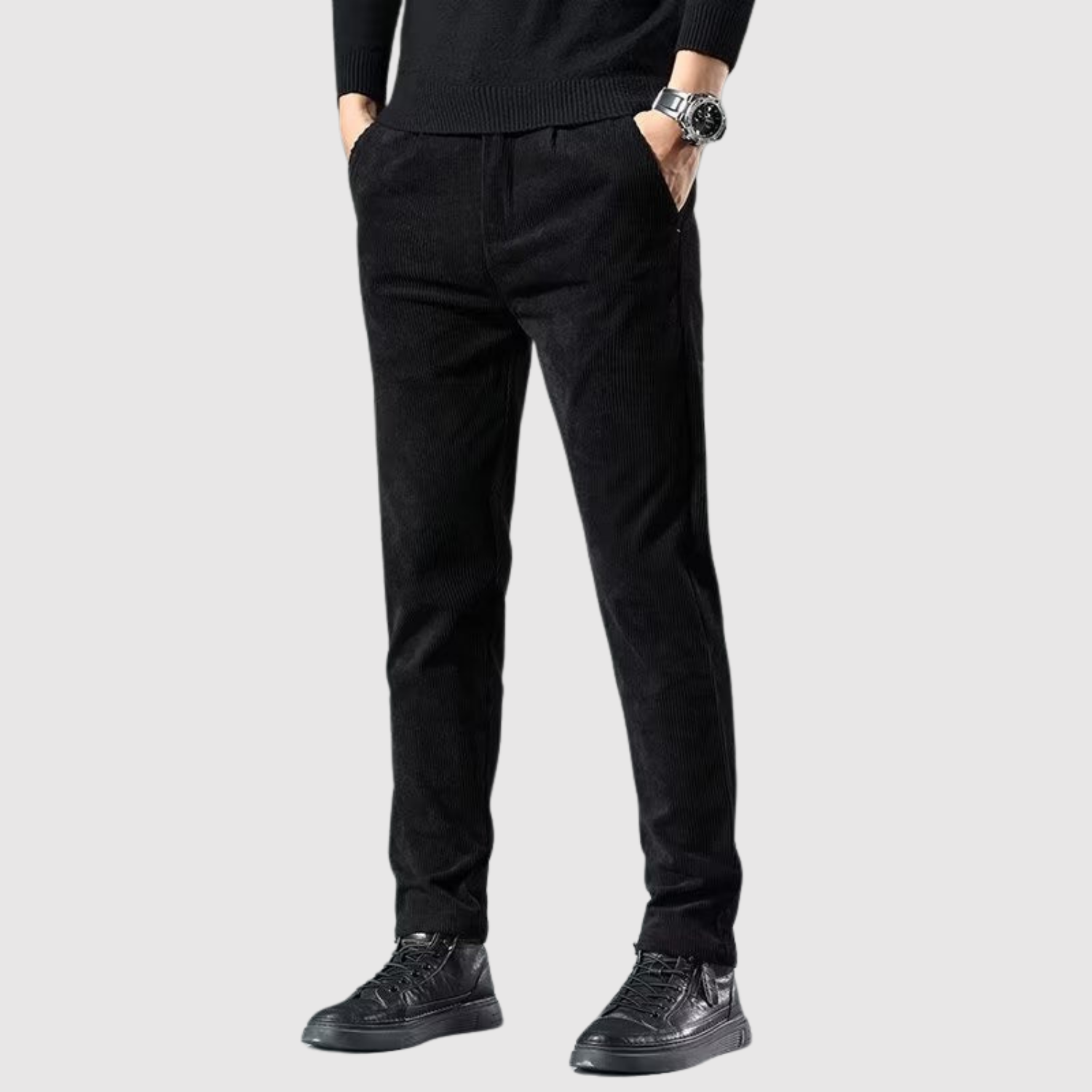 Leo – Měkké semišové kalhoty