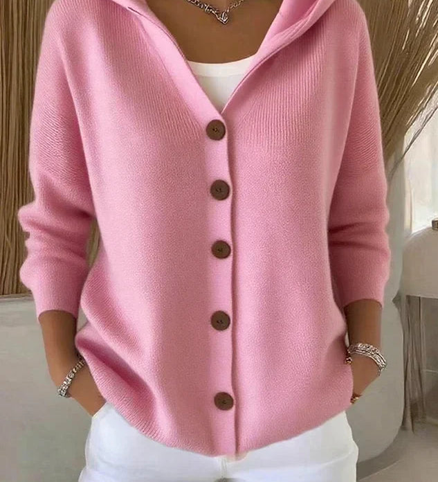 Felicia | Moderní kardigan s kapucí a stylovým designem