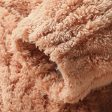 Nina – Měkká Teddy Mikina s Kabelovým Vzorem