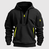 Daniel - Sportovní mikina s kapucí, zipem a kapsou" 

Rewritten: "Daniel - Sportovní mikina s kapucí, zipem a praktickou kapsou