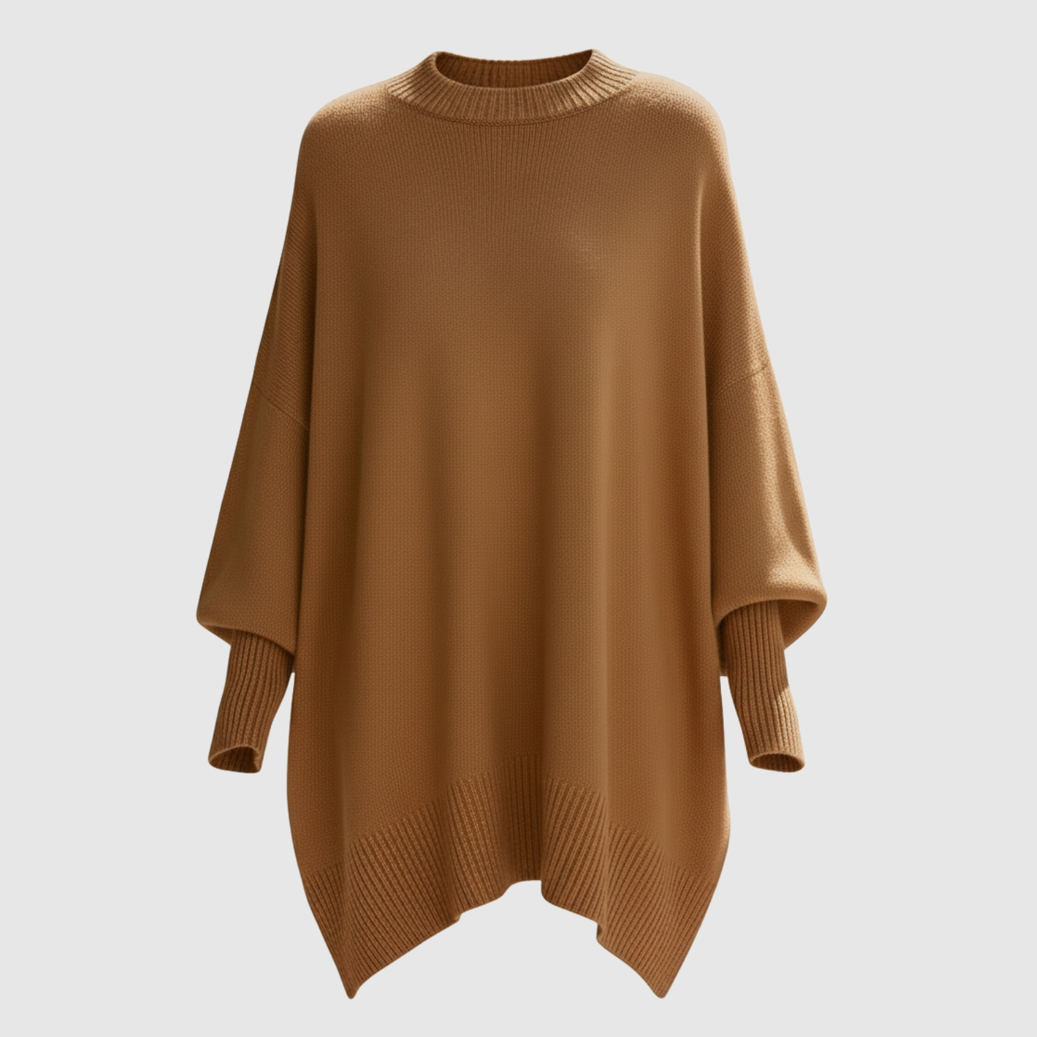 Nora - Stylové pletené pončo s moderním designem