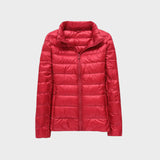 Ela - Nová lehká bunda s kachními peřím" can be rewritten as:

"Ela - Nová ultralehká bunda s kachními peřím