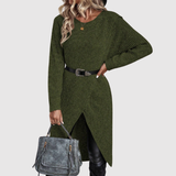 Nora – Stylová asymetrická tunika s dlouhými rukávy