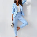 Maria | Elegantní dámský oblek s dvojitým zapínáním a těsným střihem