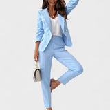 Maria | Elegantní dámský oblek s dvojitým zapínáním a těsným střihem
