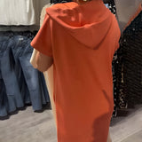 Saskia™ | Pohodlné šaty s kapucí