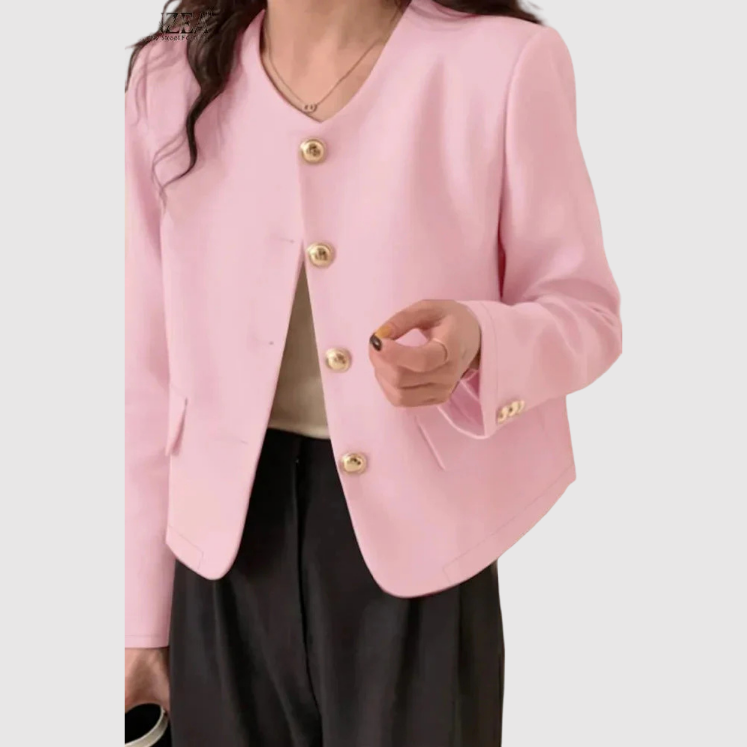 Silvie – Krátký blazer s elegantním minimalistickým stylem