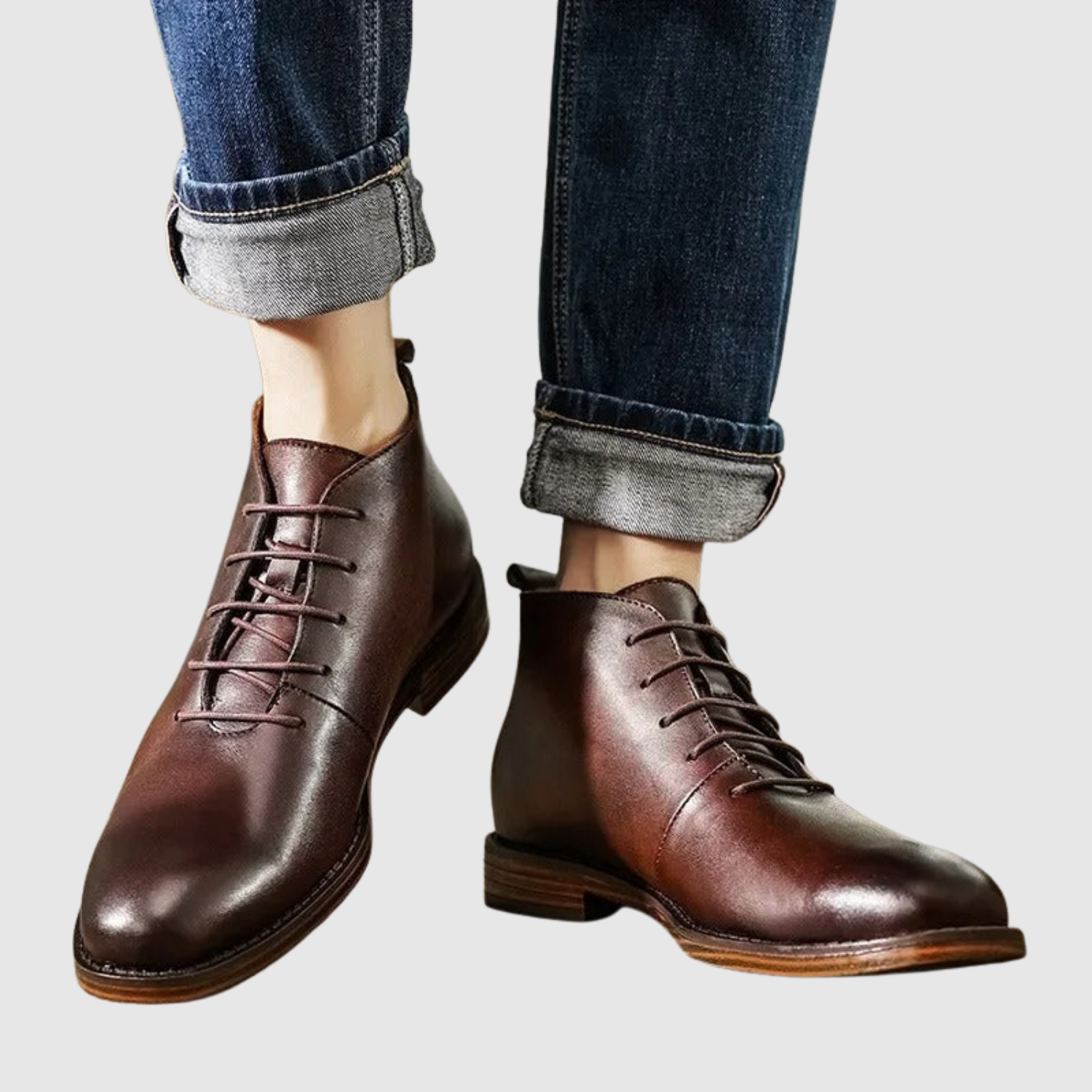 Viktor – Tradiční kožené boty s robustní podrážkou