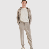 Denis – Béžové základní sportovní kalhoty