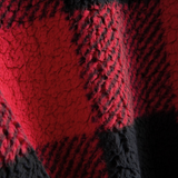 Daniel – Károvaná teddy fleece mikina