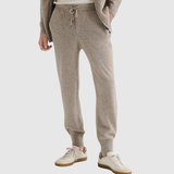 Denis – Béžové základní sportovní kalhoty