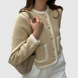 Silvie – Krátký bouclé s kontrastními okraji