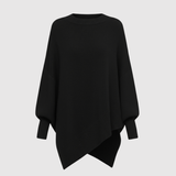 Nora - Stylové pletené pončo s moderním designem