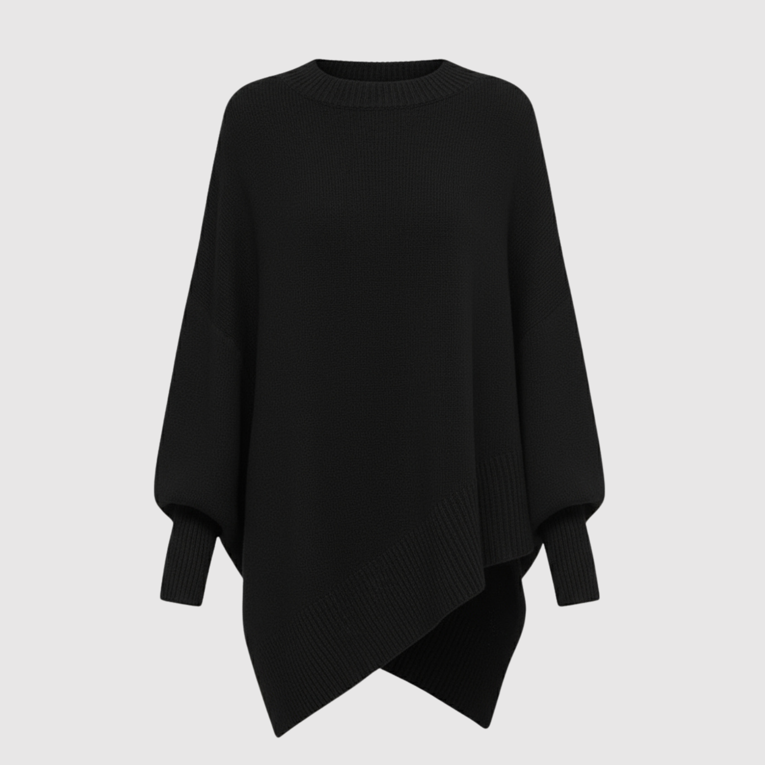 Nora - Stylové pletené pončo s moderním designem