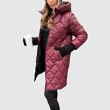 Jelena - Elegantní zimní péřový kabát