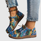 Rita - Boho dámské boty s květinovým vzorem