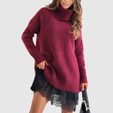 Natálie - Elegantní set: pletený svetr a šaty