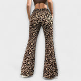 Francisca Leopard Print Trousers