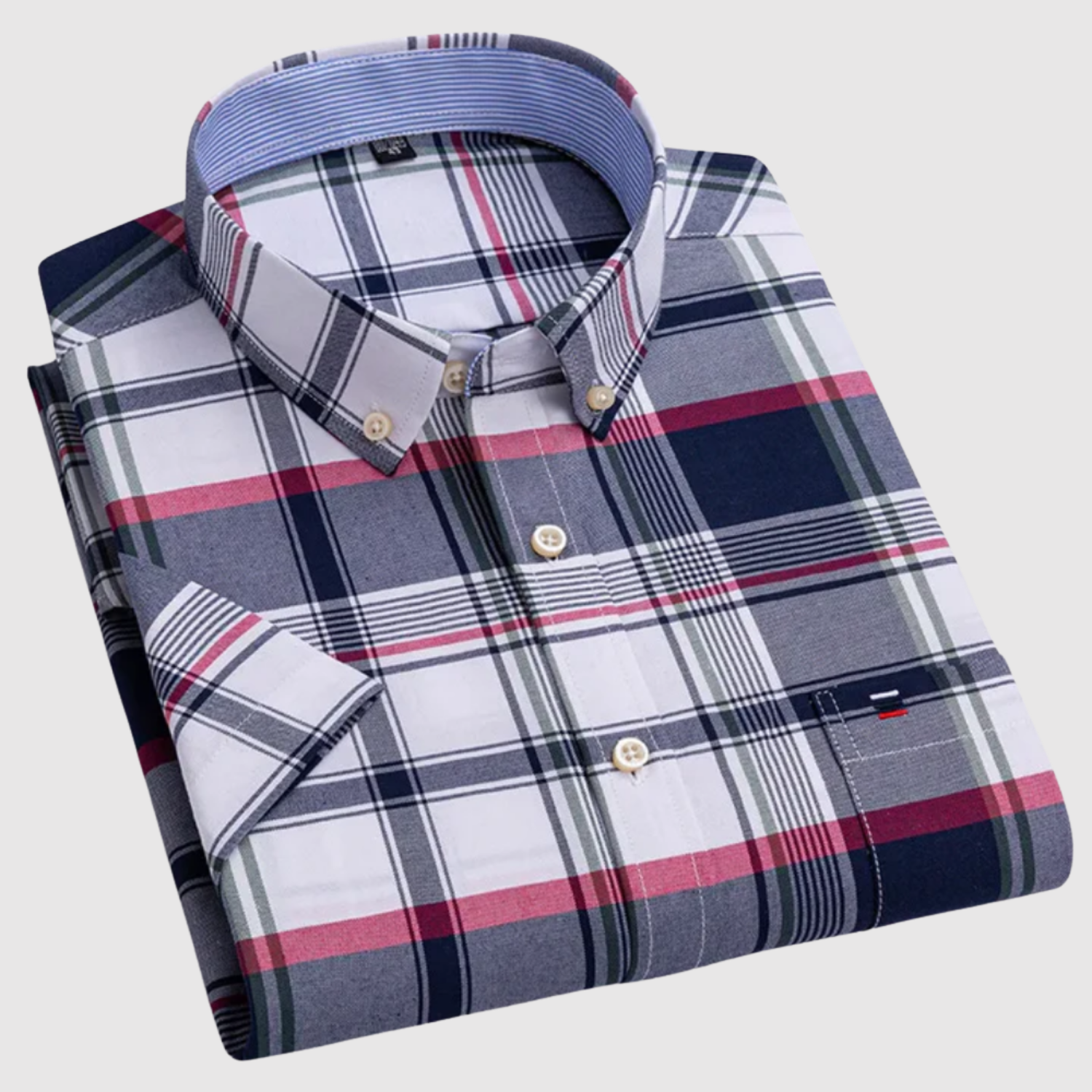 Adrian - Klasická bavlněná košile s potiskem