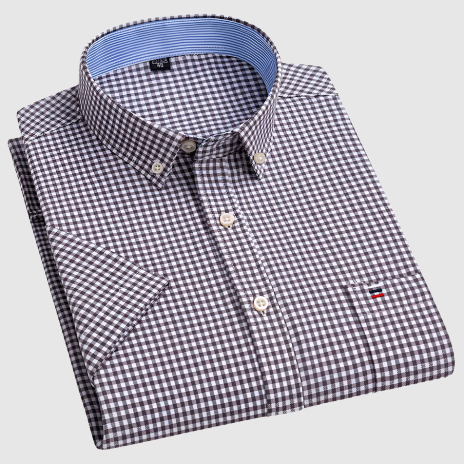 Adrian - Klasická bavlněná košile s potiskem