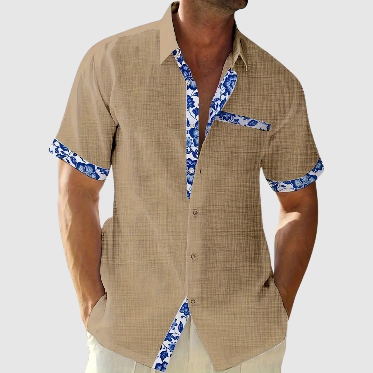 Adrian – Krátký rukáv s kontrastními detaily