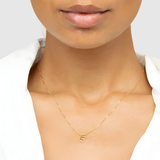 Amélie – Osobní náhrdelník s iniciálou a charmem