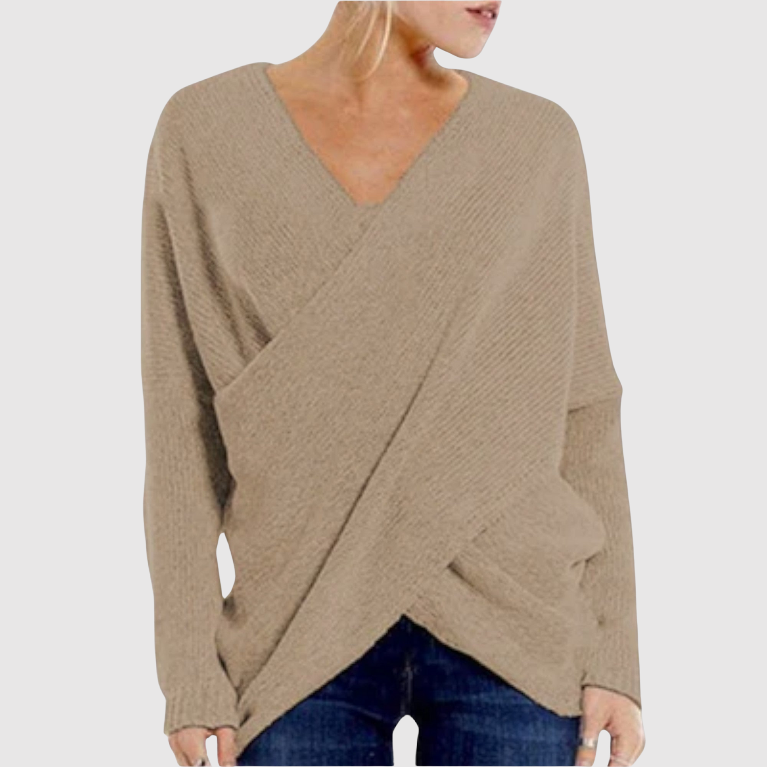 Nora – Svetr s efektom zavinování