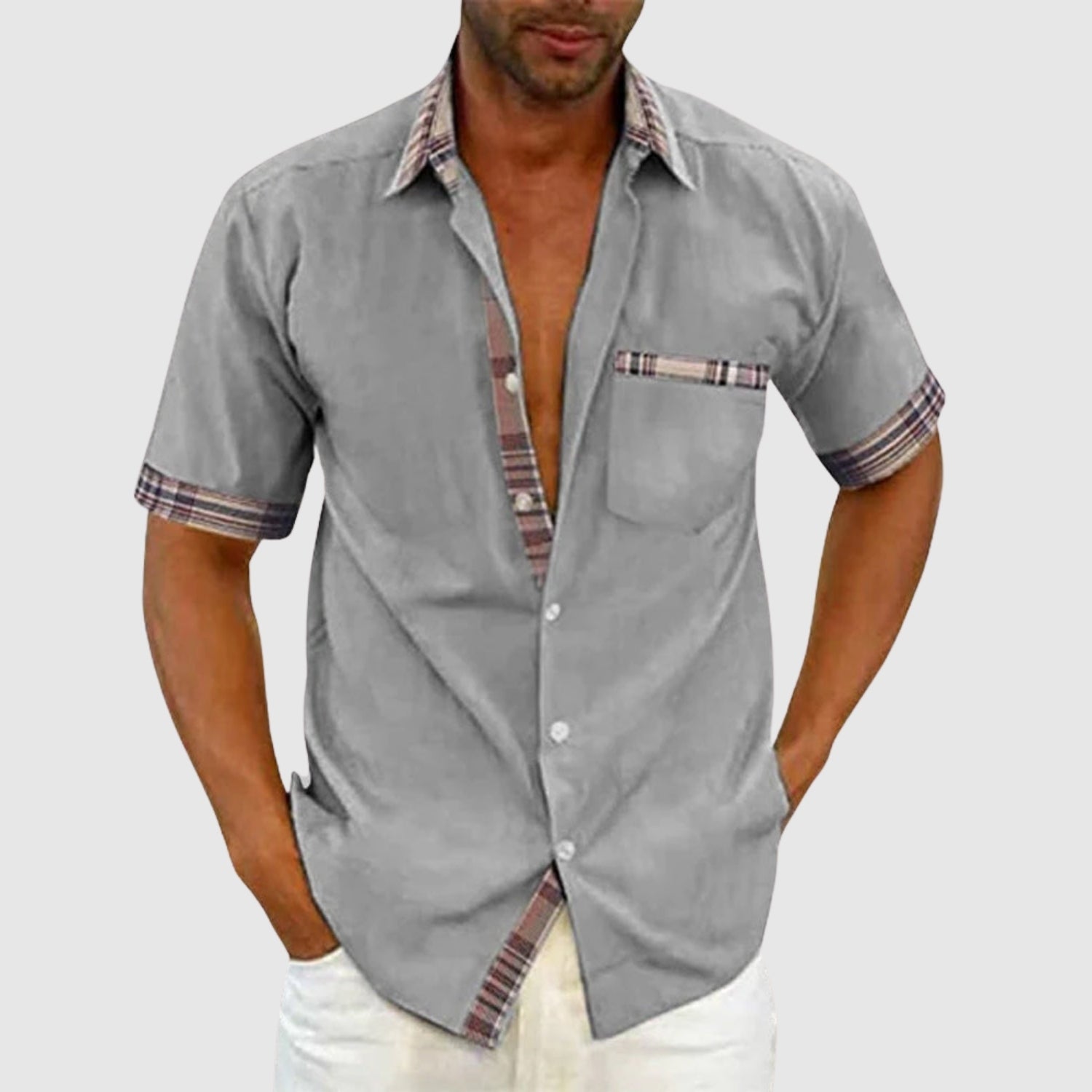 Adrian – Krátký rukáv ležérní košile