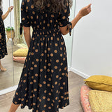 Monica™ | Elegantní Puntíkované Šaty