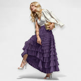 Elegantní sukně s tylovým dekoračním detailem