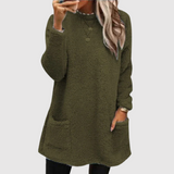 Nora – Dlouhá fleece mikina