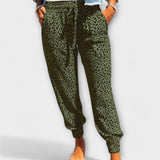 Feli - Leopard Print Wide-Leg Trousers