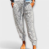 Feli - Leopard Print Wide-Leg Trousers