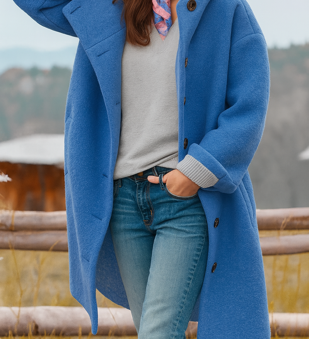 Sofia – Střední pohodlný kabát pro každodenní nošení